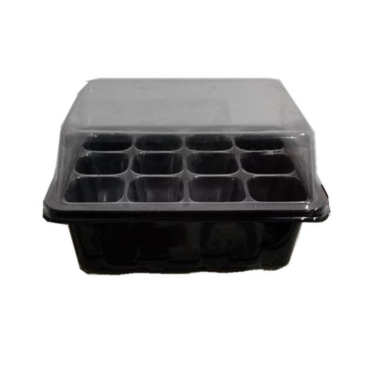 5 PZ Vassoio per Piantine Piastra per Germogli 12 Fori Vasi per vivai Coperchi per Vassoi Scatola per Giardinaggio Bonsai Mini Piastra per vivai a effetto serra, 12 Holes, 5pcs 12 Holes - Novalix Store