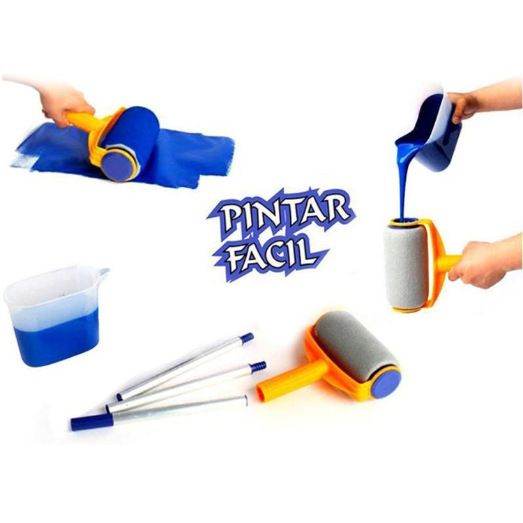 Set di pennelli a rullo multifunzione Pintar Facil Paint Runner, Paint Brush Set