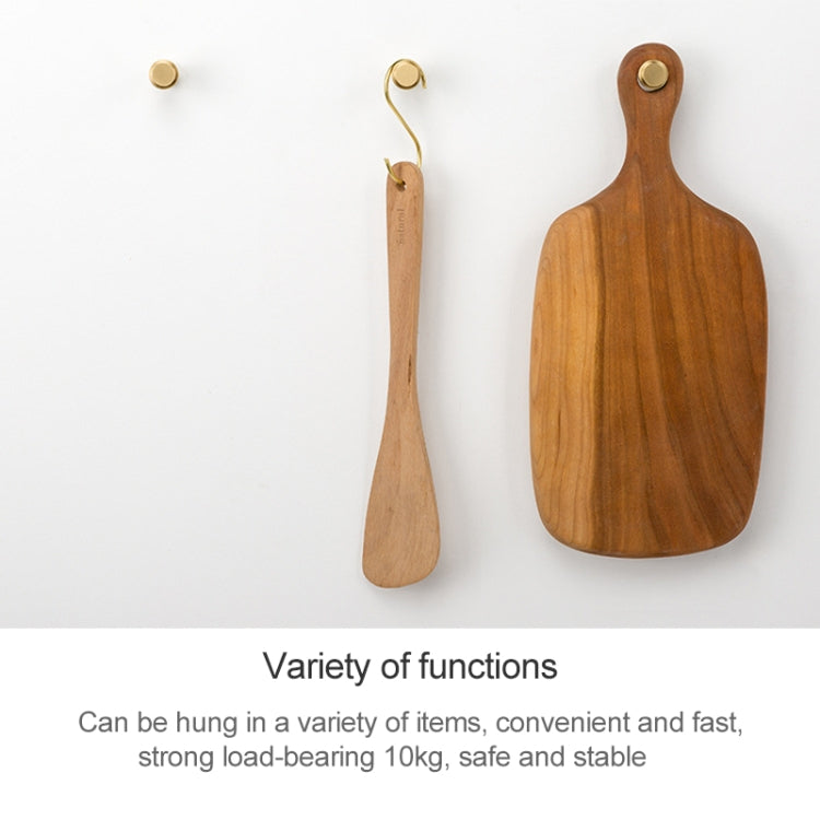 Gancio in ottone per chiavi - Dimensioni 4,5 x 1,5 cm