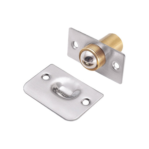 1 paio di perline per porta invisibili in acciaio inossidabile 107, perline a molla, perline speciali con chiusura a perline, 107 Copper + stainless Steel Panel - Novalix Store