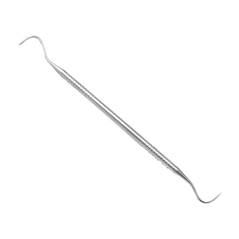 Set di 10 strumenti odontoiatrici con sonda Big Bend in acciaio