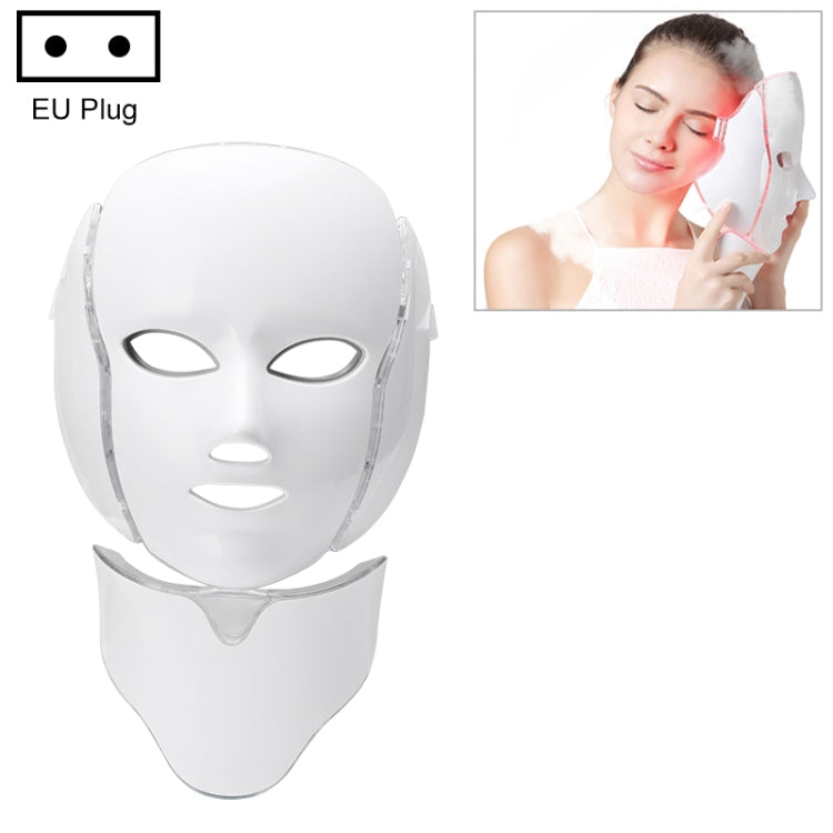 Maschera Facciale 7 Colori LED – Fototerapia per Ringiovanimento Pelle e Bellezza del Viso, Spina Europea - Novalix Store
