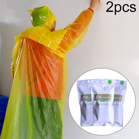2 包一卖 Impermeabile multifunzionale monouso antivento antipolvere per protezione ambientale, consegna colore casuale, Multifunctional Raincoat - Novalix Store