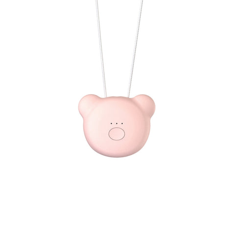 Purificatore d'aria per rimozione di ioni negativi di formaldeide PM2.5 con collo stile mini orso per bambini