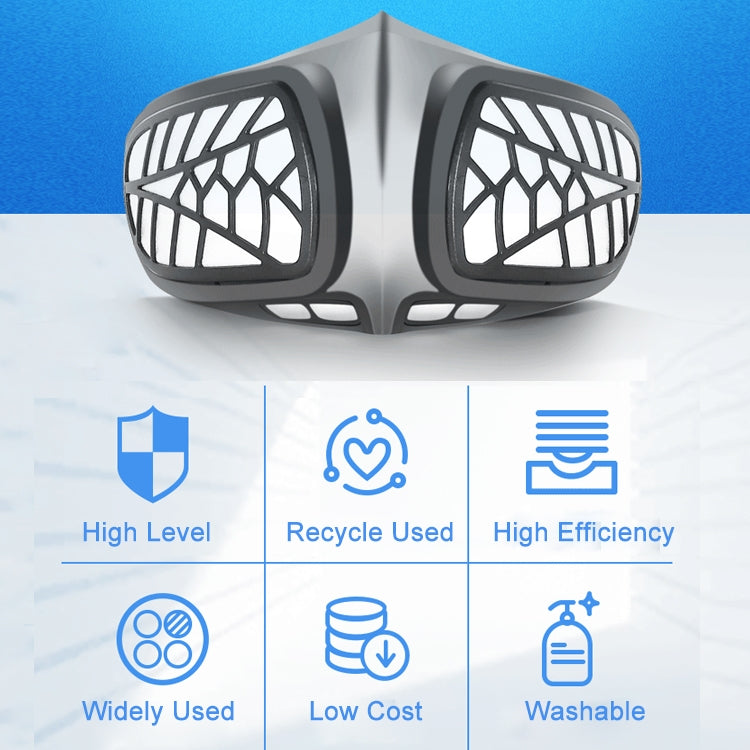 Maschera respiratoria riutilizzabile PM2.5 KN95 con filtro