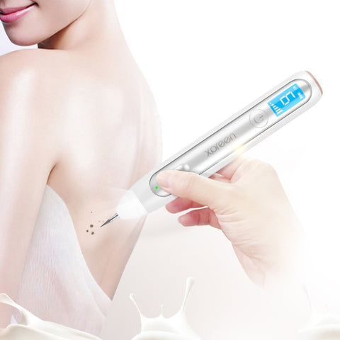 XPREEN XPRE051 Professionale Wireless Ricaricabile Talpa Lentiggine Macchie scure Penna per rimozione verruche del tatuaggio Etichetta per la pelle Gomma per spot Kit Pro Beauty Sweep Spot Pen con schermo LED e riflettore