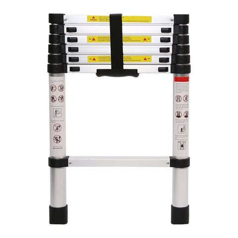 Échelle télescopique monofacciale multifonctionnelle en longueur d'aluminium supplémentaire, dimensions: 2 m, Taille: 2m
