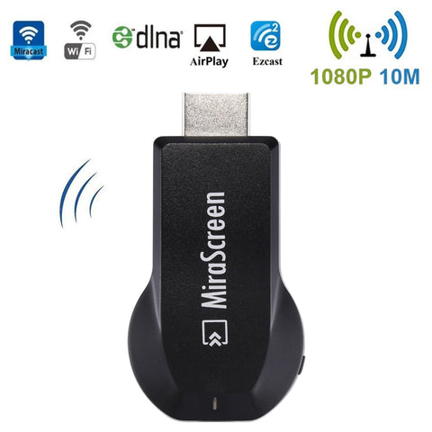 Dongle d'affichage WiFi MiraScreen / Dongle d'affichage de remplacement Miracast Airplay DLNA Appareil de mise en miroir d'écran sans fil avec câble USB 2 en 1