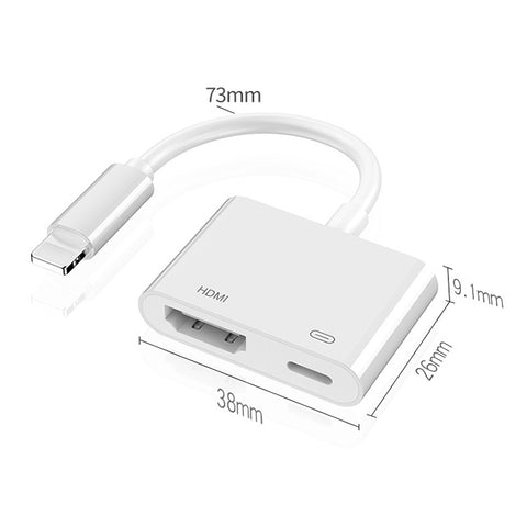 Cavo adattatore video per proiettore HDTV da 8 pin a HDMI per iPhone, For iPhone 8 Pin