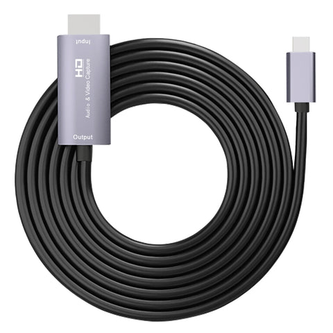 Scheda di acquisizione video HD Z36A da HDMI maschio a USB-C / Type-C maschio, lunghezza cavo: 2 m, HDIMI to Type-C