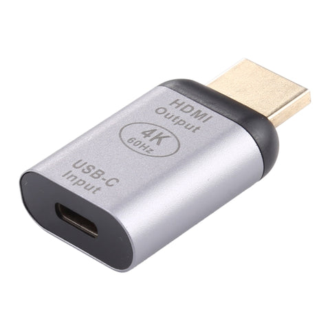 Adaptateur en alliage d'aluminium de type C / USB-C femelle vers câble HDMI, Type-C Femelle vers HDMI Mâle