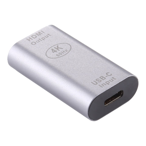 Adaptateur en alliage d'aluminium de type C / USB-C femelle vers HDMI femelle, Type-C femelle vers HDMI femelle