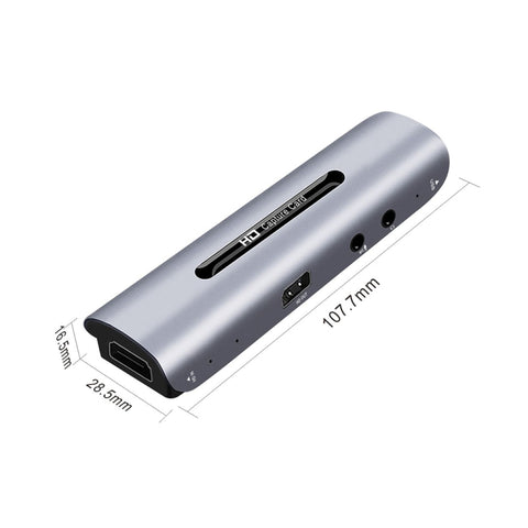 Z35 HDMI femelle + micro à HDMI femelle + audio + programme d'acquisition audio et vidéo HD USB avec boucle, Z35