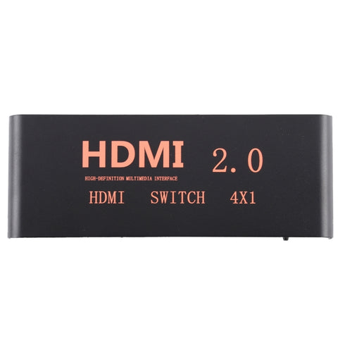 Commutateur HDMI 2.0 4X1 4K/60Hz avec télécommande, rotation européenne, 4X1