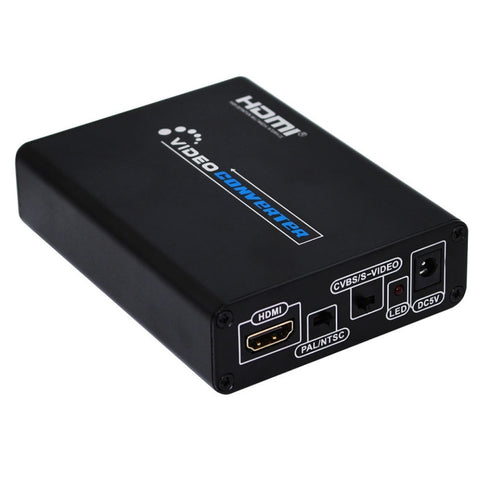 Convertitore da HDMI a composito / AV S-Video Adattatore convertitore video RCA CVBS/L/R, HDMI to AV + S-Video