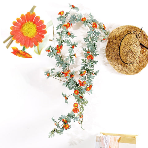 Decorazione Finestra e Parete con Fiore Artificiale di Margherita -