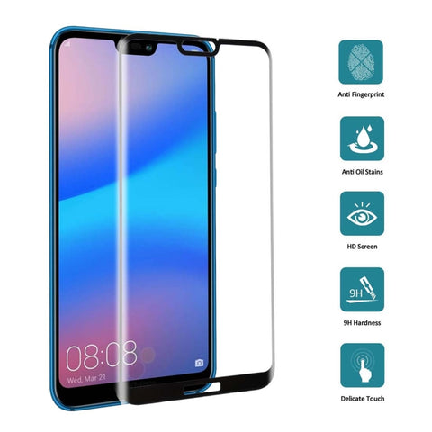 Per Huawei P20 Lite Pellicola in vetro temperato a schermo intero con durezza superficiale 0,3 mm 9H, For P20 Lite