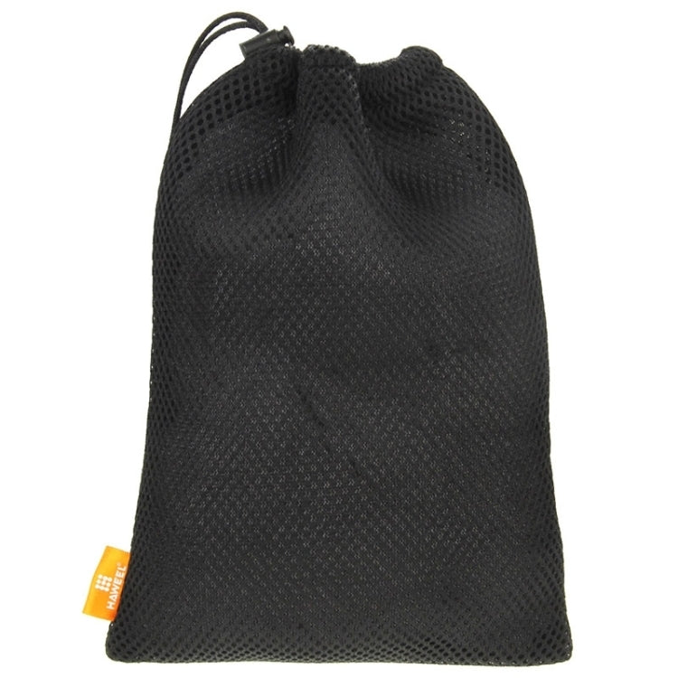 HAWEEL Nylon Mesh Pouch Bag with Stay Cord for up to 9.7 inch Screen iPad and Tablet, Size: 29cm x 19cm(Black), 9.7 inch