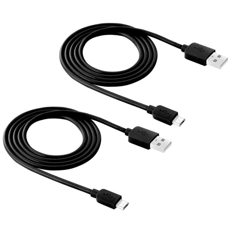 Kit di cavi di ricarica per sincronizzazione dati da micro USB a USB ad alta velocità HAWEEL da 1 m per Galaxy, Huawei, Xiaomi, LG, HTC e altri smartphone, 2 pezzi
