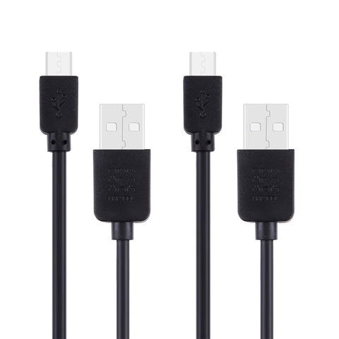 Kit di cavi di ricarica per sincronizzazione dati da micro USB a USB ad alta velocità HAWEEL da 1 m per Galaxy, Huawei, Xiaomi, LG, HTC e altri smartphone, 2 pezzi