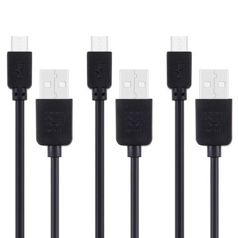Kit de synchronisation de données micro USB vers USB à haute vitesse HAWEEL pour 3 personnes pour Galaxy, Huawei, Xiaomi, LG, HTC et autres smartphones, 3 pièces