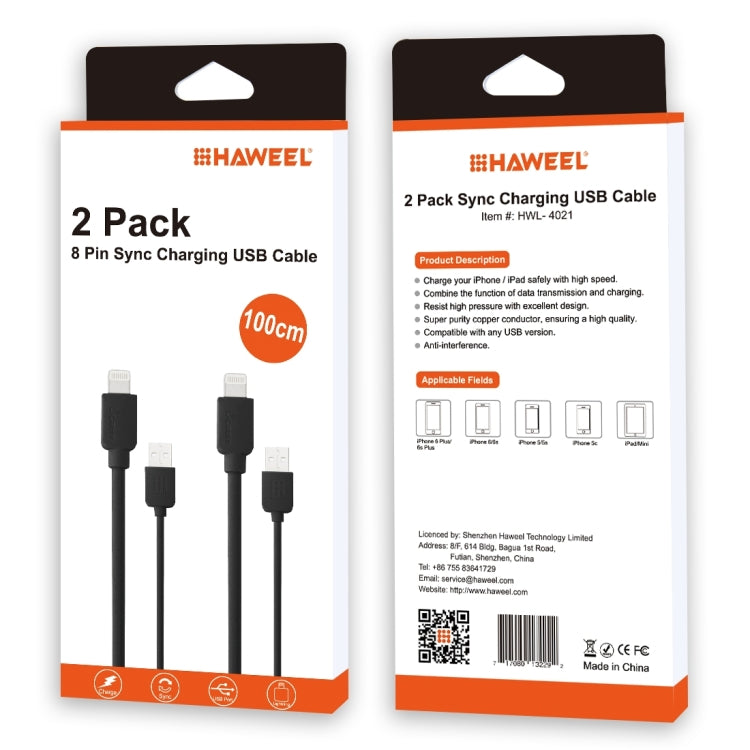 High-Speed 8 Pin to USB Charging Cable Kit for iPhone & iPad