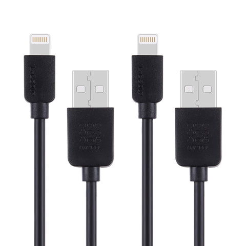 Kit de synchronisation et de synchronisation HAWEEL avec 2 pièces à haute vitesse de 8 broches vers USB de 1 m pour iPhone, iPad, 2 pièces