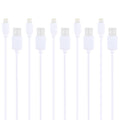 5 PCS HAWEEL 1m High Speed 8 pin to USB Sync and Charging Cable Kit for iPhone, iPad