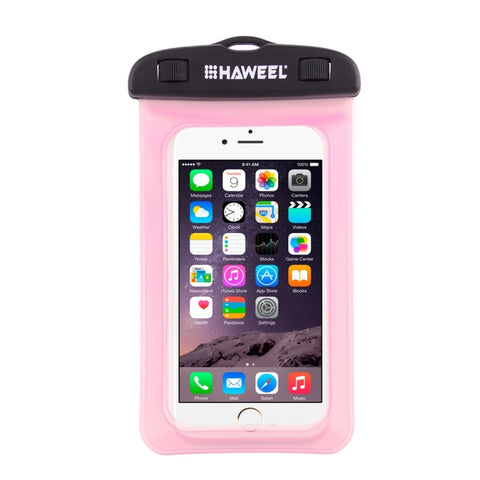Borsa impermeabile universale trasparente HAWEEL con cordino per iPhone, Galaxy, Huawei, Xiaomi, LG, HTC e altri smartphone