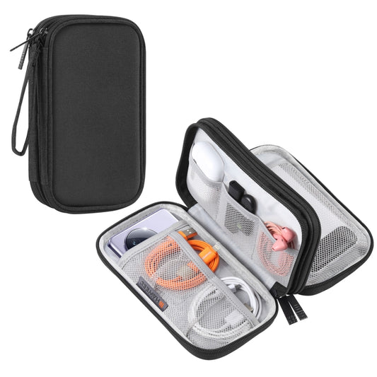 borsa-portaoggetti-a-doppio-strato-per-organizer-elettronico-haweel-per-cavi-caricabatterie-power-bank-telefoni-auricolari-double-layers-organizer - immagine 1