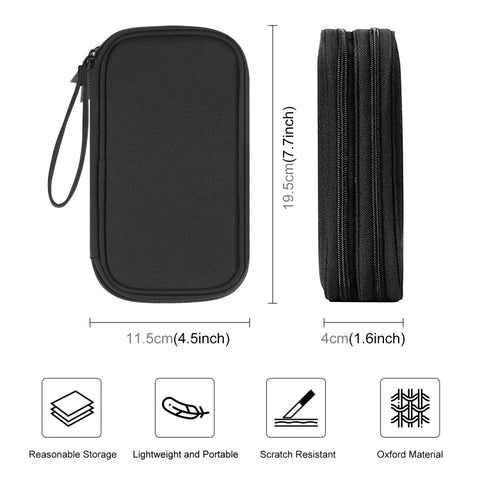 Borsa Organizer Elettronico a Doppio Strato HAWEEL per Cavi e