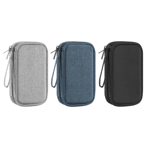 Borsa portaoggetti a doppio strato per organizer elettronico HAWEEL per cavi, caricabatterie, power bank, telefoni, auricolari, Double Layers Organizer