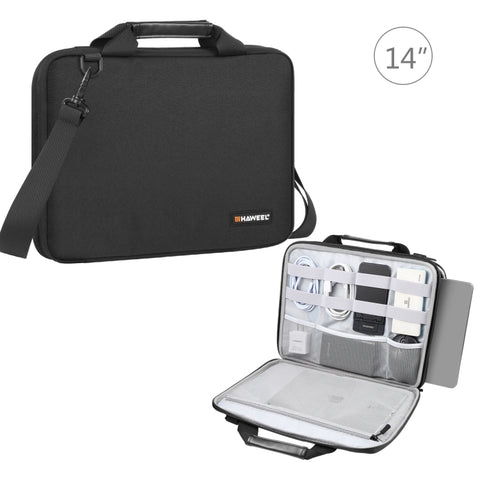 Borsa per laptop a tracolla con valigetta HAWEEL da 13,0 pollici-14,0 pollici per Macbook, Lenovo Thinkpad, ASUS, HP, 13.0 inch-14.0 inch