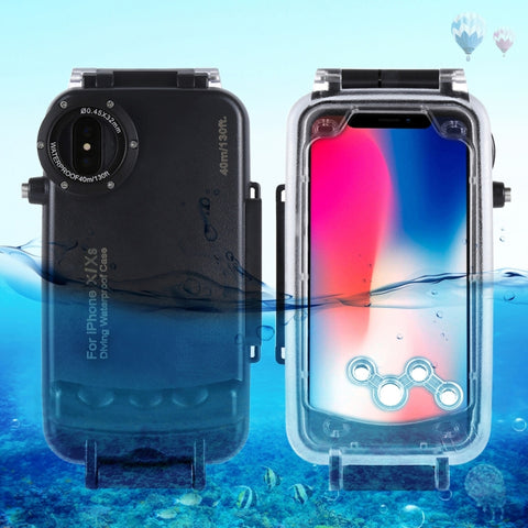 Per iPhone X / XS Custodia subacquea HAWEEL da 40 m/130 piedi, custodia subacquea per riprese video fotografiche, For iPhone X