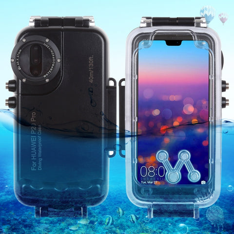 HAWEEL Custodia Subacquea Impermeabile 40m/130ft per Huawei P20 Pro, Custodia Subacquea per Foto e Video, For Huawei P20 Pro