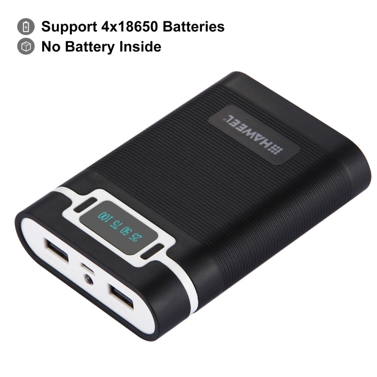 HAWEEL 10000mAh Power Bank Shell Box with Dual USB Output
