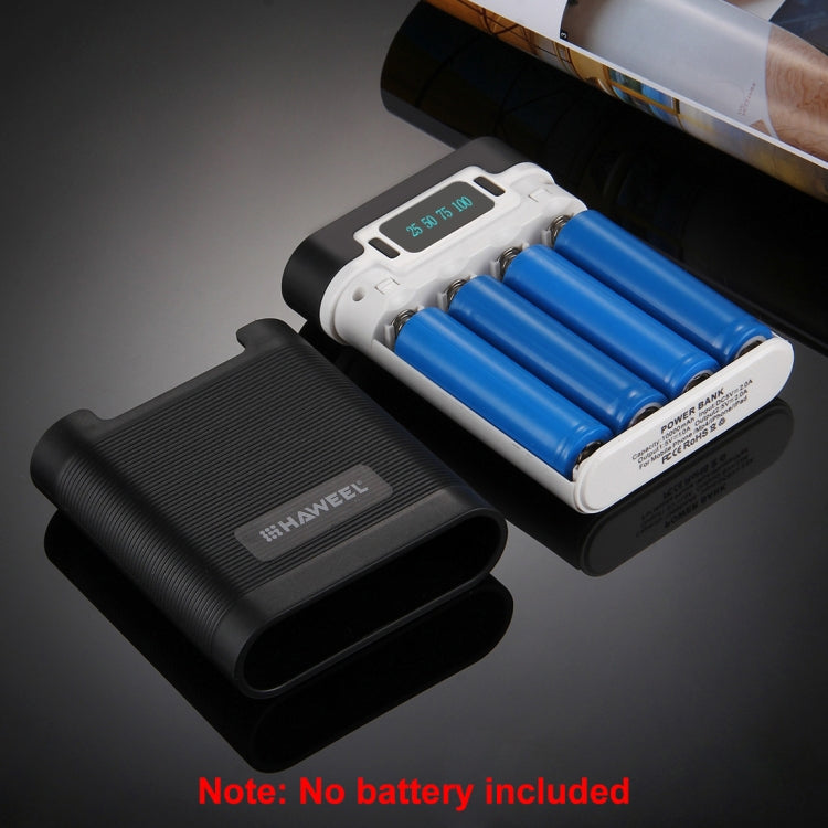 HAWEEL 10000mAh Power Bank Shell Box with Dual USB Output