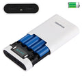 HAWEEL DIY 4 x 18650 Battery (Not Included) 10000mAh Power Bank Shell Box with 2 x USB Output & Display for iPhone, Galaxy, Sony, HTC, Google, Huawei, X...