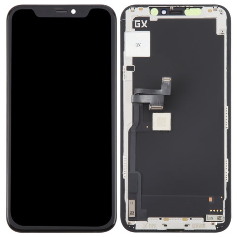 Schermo LCD in materiale OLED e digitalizzatore assemblaggio completo con cornice per iPhone 11 Pro, For iPhone 11 Pro (GX OLED)