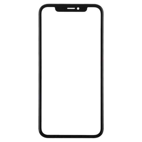 Lente in vetro per schermo anteriore iPhone 11 con cornice e adesivo