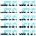 10 PCS Speaker Dustproof Mesh for iPhone 12 Pro, For iPhone 12 Pro