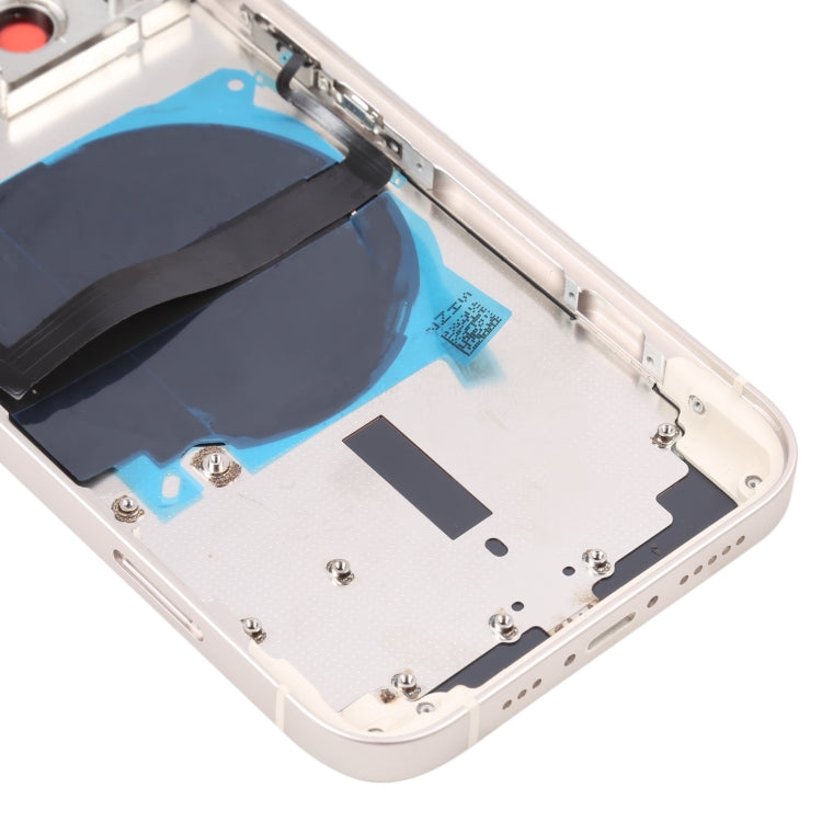 For iPhone 13 Battery Back Cover with Side Keys & Card Tray & Power + Volume Flex Cable & Wireless Charging Module, For iPhone 13 (Assembly)