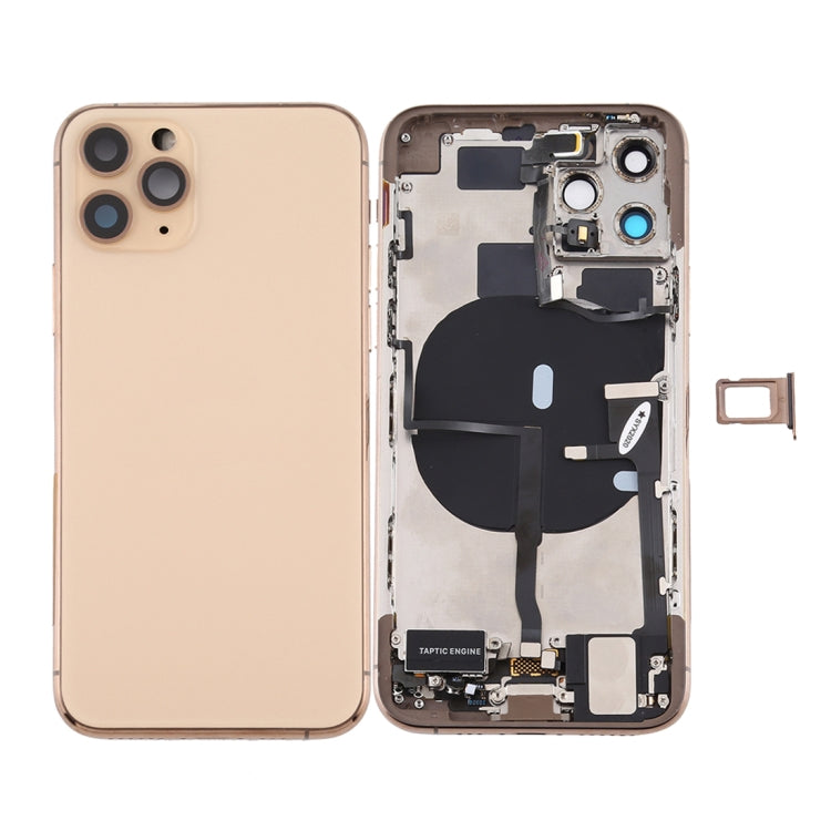 Battery Back Cover Assembly (with Side Keys & Power Button + Volume Button Flex Cable & Wireless Charging Module & Motor & Charging Port & Speaker Ringe...