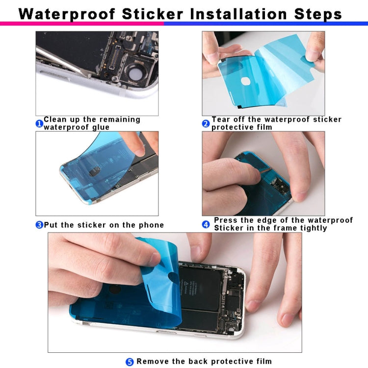 100 PCS Front Housing Adhesive for iPhone 12 Pro Max Repair