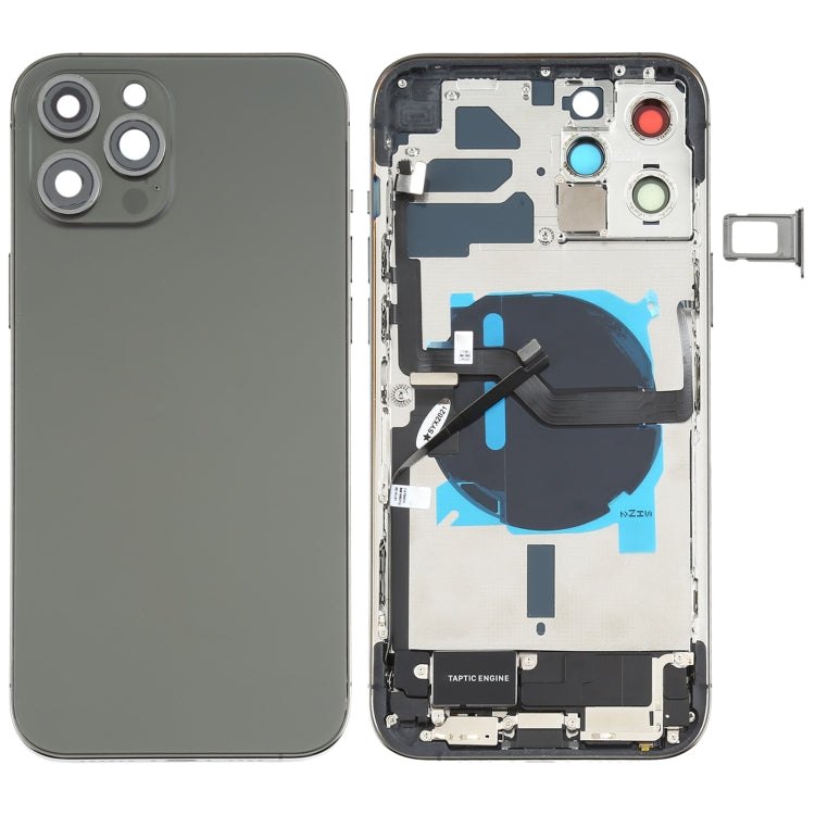 Battery Back Cover Assembly (with Side Keys & Speaker Ringer Buzzer & Motor & Camera Lens & Card Tray & Power Button + Volume Button + Charging Port & W...