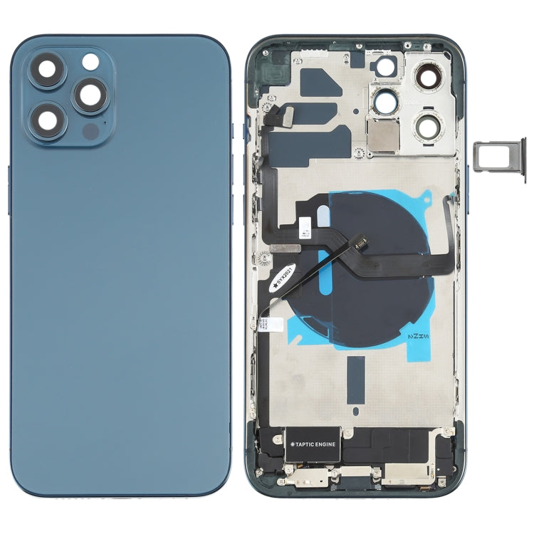 Battery Back Cover Assembly (with Side Keys & Speaker Ringer Buzzer & Motor & Camera Lens & Card Tray & Power Button + Volume Button + Charging Port & W...