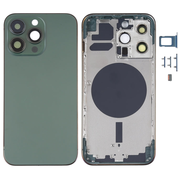 Back Housing Cover with SIM Card Tray & Side  Keys & Camera Lens for iPhone 13 Pro, For iPhone 13 Pro(with SIM Card Tray)                               ...