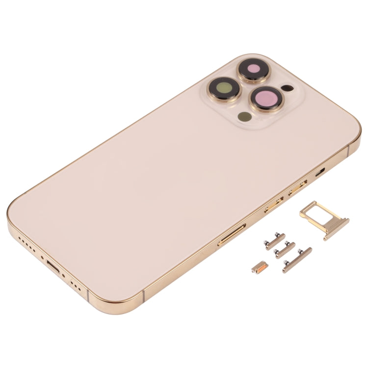 Back Housing Cover with SIM Card Tray & Side  Keys & Camera Lens for iPhone 13 Pro, For iPhone 13 Pro(with SIM Card Tray)                               ...