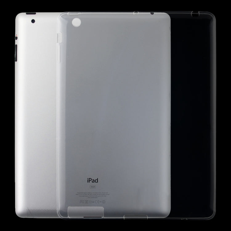 Per iPad 4/3/2 Custodia protettiva trasparente antiurto da 3 mm, For iPad 4 / 3 / 2