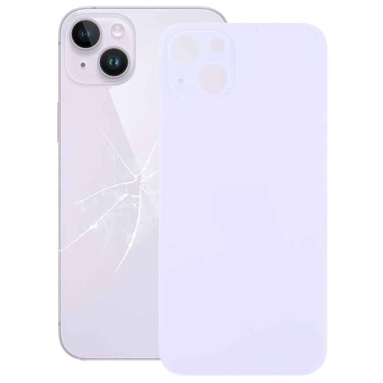 Copribatteria posteriore in vetro con foro grande per fotocamera di facile sostituzione per iPhone 14, For iPhone 14(Easy Replacement)                  ...